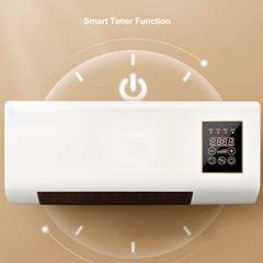 2-in-1 Wall-Mounted Electric Heater & Air Conditioner – Remote Control | German Engineered